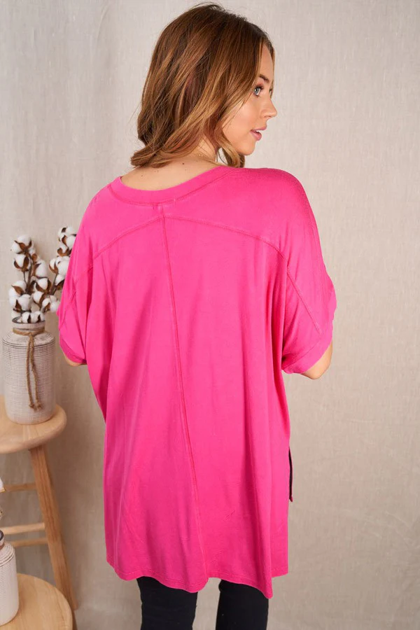 White Birch Washed Oversized Tee - Image 7